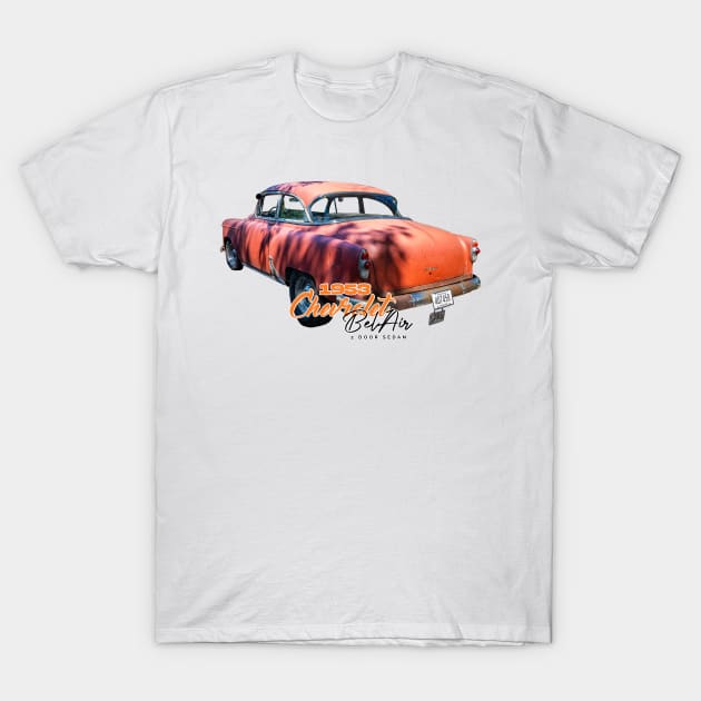 1953 Chevrolet BelAir 2 Door Sedan T-Shirt by Gestalt Imagery